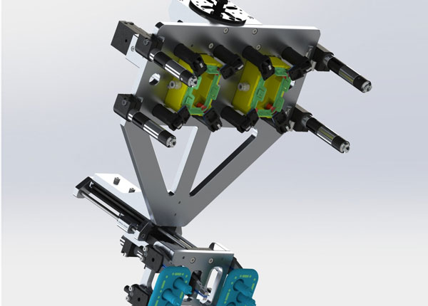 Customized gripper hands for Automation process.