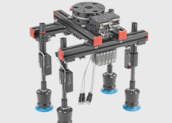 Adaptive EOAT with adjustable suspensions and ball joints